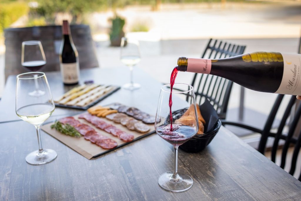 Guided tour of the bioclimatic winery at Finca Calderón, including a premium tasting of three wines paired with artisan meats, cheeses, and local dark chocolate.